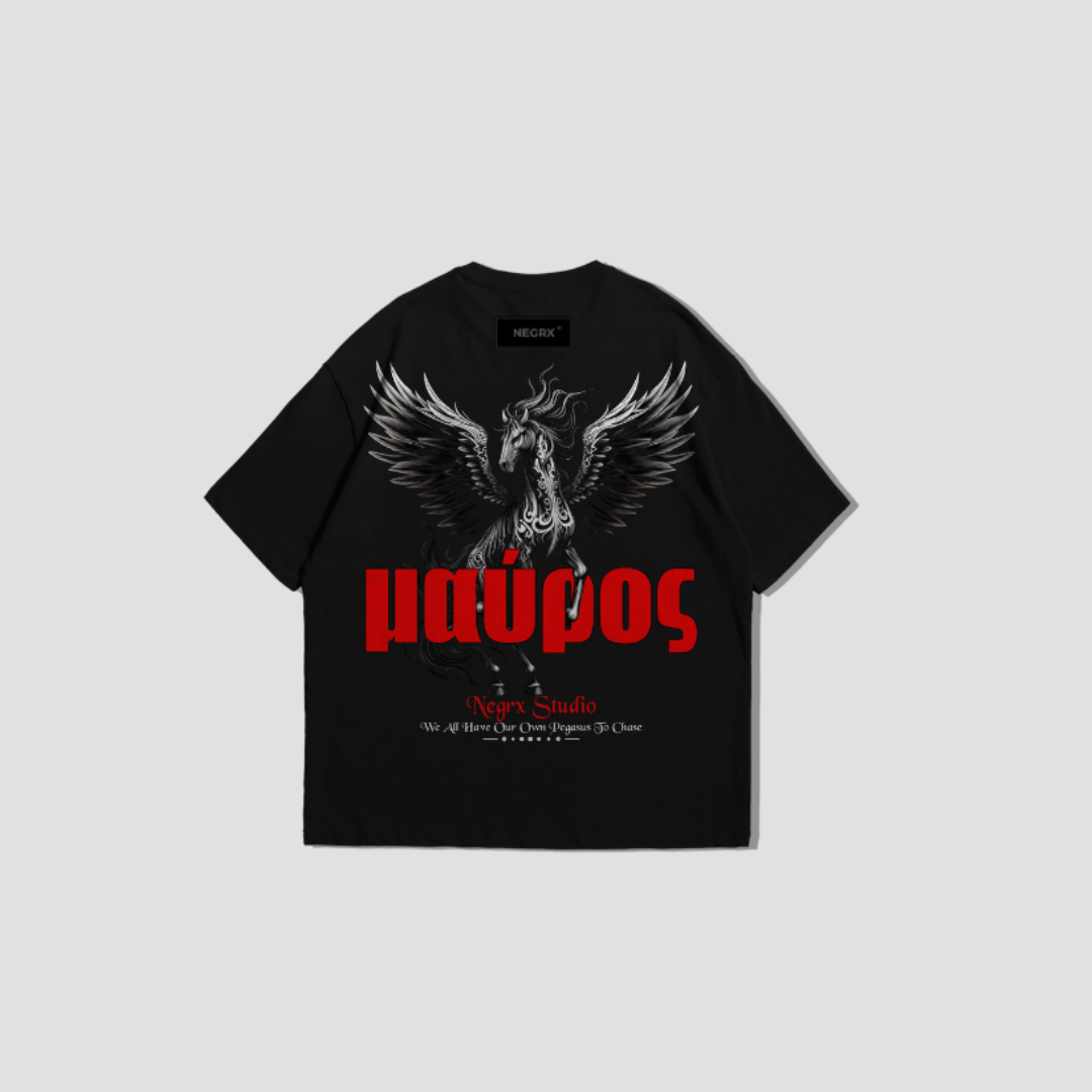 T-Shirt Black Pegasus